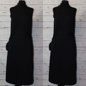 Prologue Mock Turtleneck Midi Dress Sleeveless